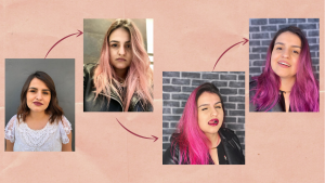 pink hair